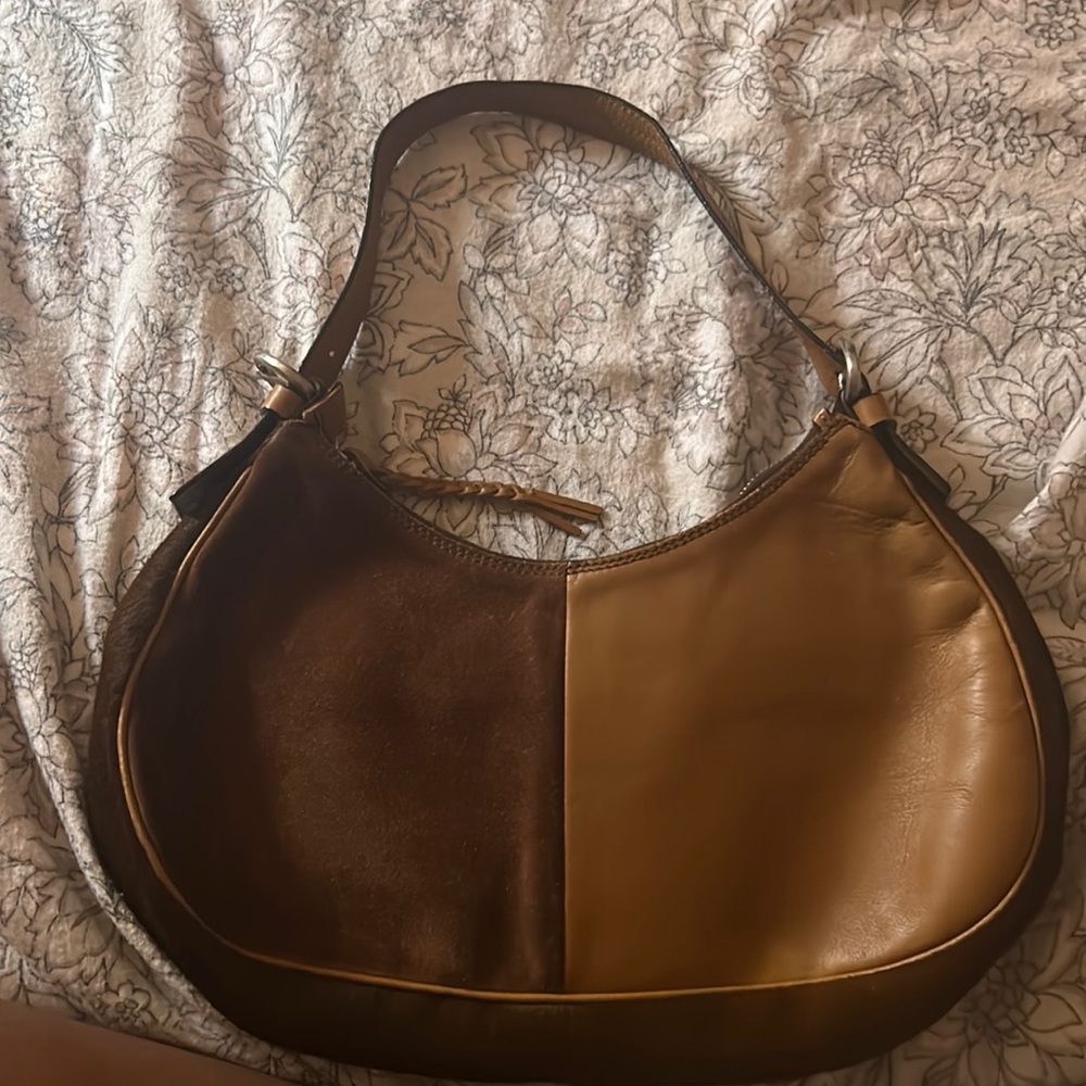 AUTHENTIC vintage brown hogan shoulder bag